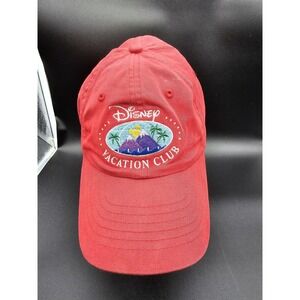 Disney Vacation Club Member‎ Baseball Cap Hat Adjustable Red w/Retired Logo
